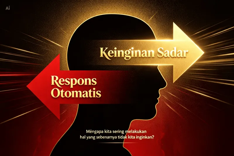 Mengapa Pikiran Kita Terkadang Bertolak Belakang dengan Keinginan? Perspektif Psikologi dan AlgoritName